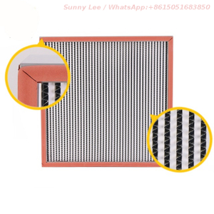 High Temperature Resistant Air Filter with Partition