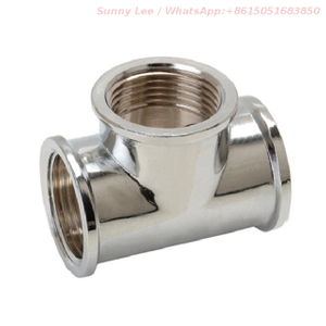 Brass T Shaped Equal Tee Connector Fittings