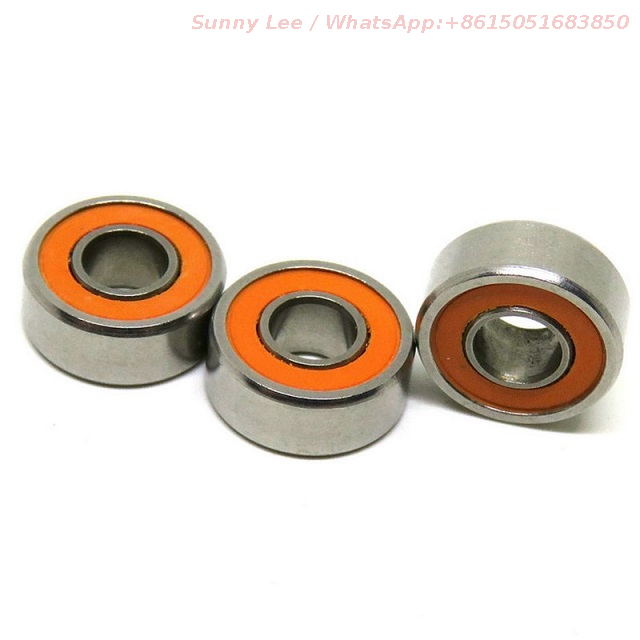 Orange Seal Pulley Ceramic Bearings For Bicycles