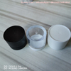 Plastic Lip Balm Pot (10g,Black/White/Clear color)